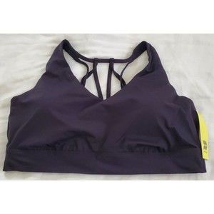 All in Motion Strappy Strap Back Sports Bra Black Woman's Size 3X Ladies Target
